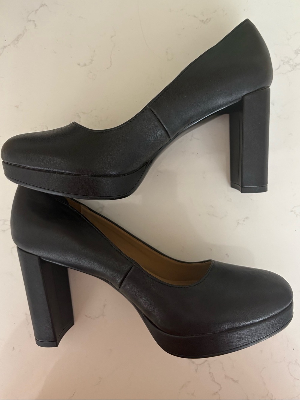 Naturalizer Berlin Pump, Black Block Heel